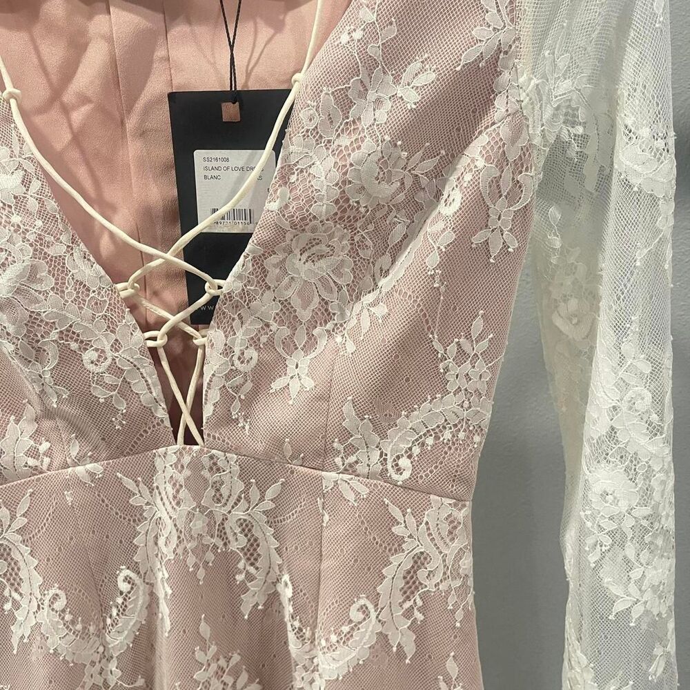 Stylestalker x lioness white lace Dress - size XS - NWT - Picture 7 of 7